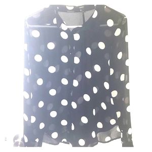 See through Sm. long sleeve blouse. Soft and silky